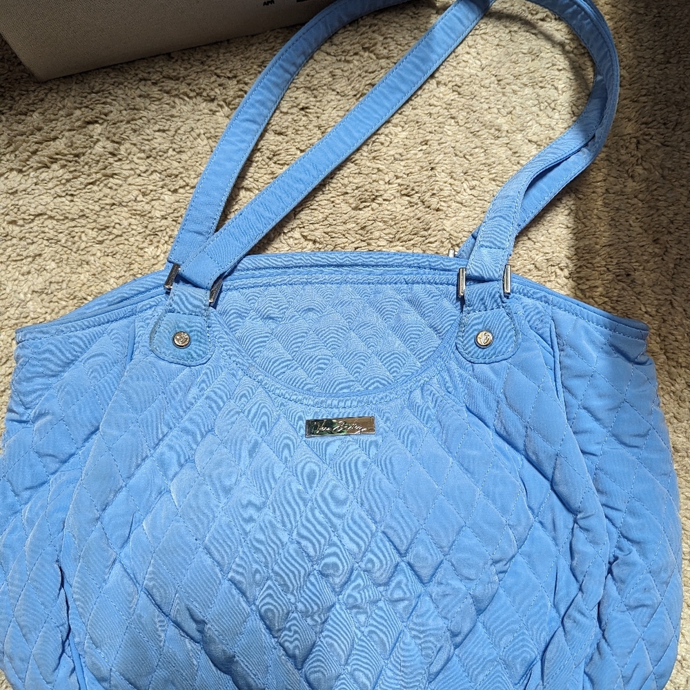 Vera Bradley Glenna shoulder bag sky blue